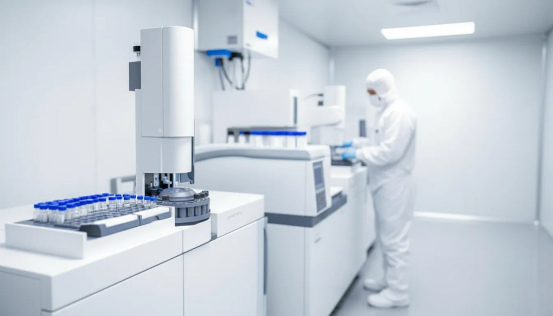 Compounded tirzepatide safety - FDA-registered 503B pharmacy cleanroom with quality control testing ensuring medication safety